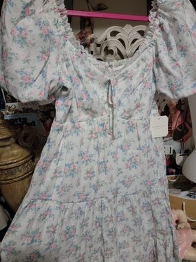 NWT Altar'd State Elaina Floral Mini Dress